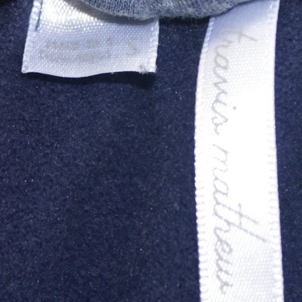 TravisMathew Mens Blue Heathered Fleece Jogger Sweatpants Small Drawstring Cuffs
